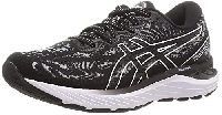 ASICS Damen Gel-Cumulus 23 Road Running Shoe, Black/White, 42.5 EU