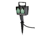 PARKSIDE® Gartensteckdose, 4-fach, mit Erdspieß