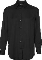 Calvin Klein Hemdbluse RECYCLED CDC RELAXED SHIRT im Vokuhila-Style