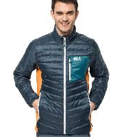 Jack Wolfskin Routeburn Jacket Men Winddichte Isolationsjacke Männer M blau orion blue