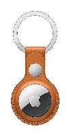 Apple AirTag Schlüsselanhänger aus Leder – Goldbraun