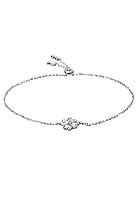 Fossil Silberarmband Kleeblatt, STERLING SILVER, JFS00542040, mit Perlmutt