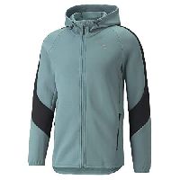 PUMA Evostripe Hoodie mit durchgehendem Reißverschluss, Mineralblau