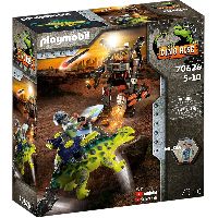 PLAYMOBIL 70626 Dino Rise Saichania: Abwehr des Kampfläufers, Konstruktionsspielzeug
