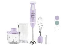 SILVERCREST® Stabmixer Set SSMS 600 E6, 3-in-1: Mixen, Pürieren und Zerkleinern