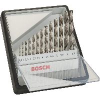 Bosch RobustLine HSS-G-Spiralbohrer-Satz, 135°, 13-teilig