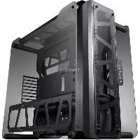 RAIJINTEK ENYO, Bench/Show-Gehäuse schwarz, Tempered Glass