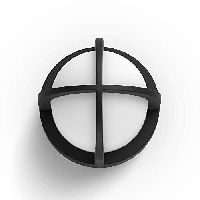 Philips myGarden Astilbe Wandleuchte, austauschbares Leuchtmittel, schwarz