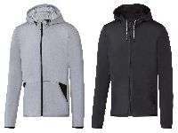 CRIVIT® Herren Sweatjacke S-Café, feuchtigkeitsableitend