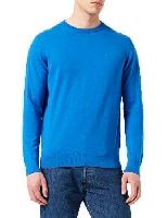 bugatti Herren 7400-15510 Pullover, Blau