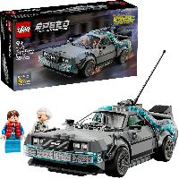 LEGO 77256 Speed Champions Zeitmaschine aus Zurück in die Zukunft, Konstruktionsspielzeug