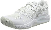 ASICS Damen Gel-Challenger 13 Clay Tennis Shoe, White/Pure Silver