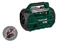PARKSIDE® 20V Akku-Kompressor »PKA 20-Li B2«, ohne Akku und Ladegerät