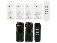 SILVERCREST® Funkschaltset innen, 5-teilig / außen 3-teilig