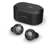 Philips Audio Philips T8505BK/00 In Ear Kopfhörer Bluetooth Kabellos (Hybrid Active Noise Canceling, Awareness-Modus, 2 Mikrofone, 13-mm-Neodym-Treiber, Google Assistant, Schnellladung) Schwarz - 2020/2021 Modell