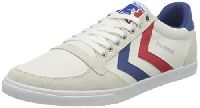 hummel Herren Hummel Slimmer Stadil Low-Top, Weiß White Blue Red Gum