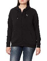 PUMA Damen ESS S Logo Full-Zip Hoodie Pullover, Black, L