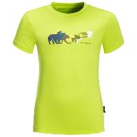 Jack Wolfskin - Kid's Jumping Wolf T - T-Shirt grün