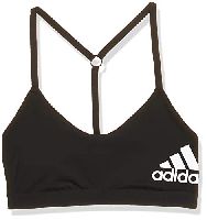 adidas GM2882 AM BR Bra Sports Bra Womens Black/White L