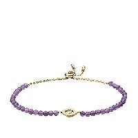 Fossil Damenarmband Wellness Beads Amethyst amethystfarben, JF03791710