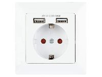 SILVERCREST® Steckdoseneinbau-Set USB