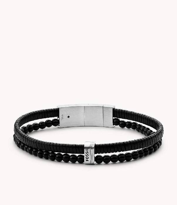 Fossil Leder Armband Multistrands mehrsträngig