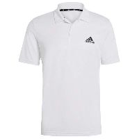 Adidas PL Polo-Shirt grau/weiß