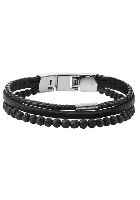Fossil Armband »JF03620040«, mit Lavasteinkugeln