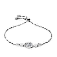 Fossil Damen-Schildarmband Edelstahl JF03223040