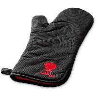 Weber Grillhandschuh 6472, schwarz mit rotem Kettle, Handschuhe