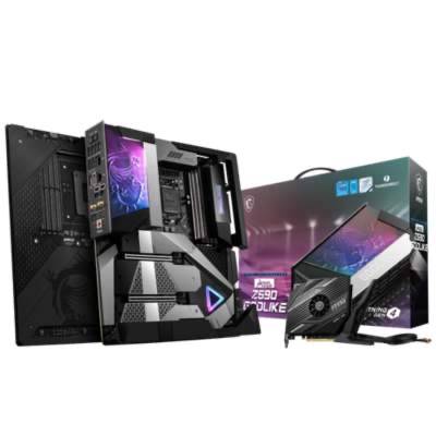 MSI MEG Z590 Godlike E-ATX Mainboard Sockel 1200 TB4/M.2/WIFI/BT/LAN/mDP/USB3.2