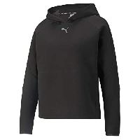 PUMA Damen Evostripe Hoodie Sweatshirt, Schwarz, Large