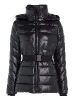 Calvin Klein Steppjacke ESS BELTED PADDED LW JACKET mit Markenlabel