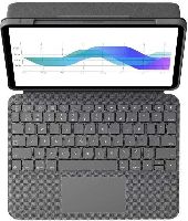 B-Ware: Logitech Folio Touch Tastatur und Foliohülle mit Trackpad grafit