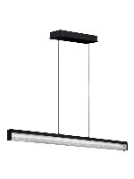 EGLO CARDITO long table pendant black/crystal