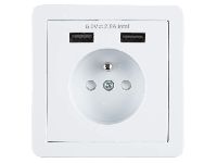 SILVERCREST® Steckdoseneinbau-Set USB