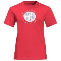 Jack Wolfskin - Women's Wild Flower T - T-Shirt rot