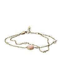 Fossil Armband Sutton mehrreihig Perlmutt rosafarben, JF03954710