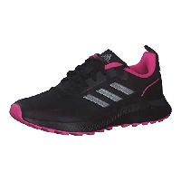 adidas Damen Runfalcon 2.0 TR Running Shoe, Core Black/Silver Metallic/Screaming Pink