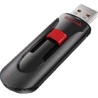 Sandisk SanDisk Cruzer Glide USB-Stick 256 GB Schwarz SDCZ60-256G-B35 USB 2.0 USB-Stick