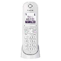 Panasonic KX-TGQ200GW DECT IP-Telefon (schnurlos, CAT-iq 2.0 kompatibel, Freisprechmodus, Anrufersperre, Eco-Plus, digitales Telefon) weiß