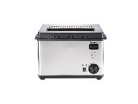 SILVERCREST® Edelstahl-Fritteuse, mit 3 Körbe