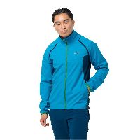 Jack Wolfskin Tandem Softshell Men Fahrrad-Softshelljacke Männer L blau blue jewel