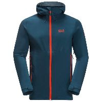 Jack Wolfskin - Highest Peak 2.5L - Regenjacke Gr L blau