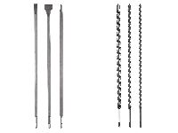 PARKSIDE® Schlangenbohrer-Set / Langmeißel-Set