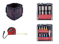PARKSIDE® Magnetarmband, Bit Set, Maßband 5 m mit Markierungsstift, Stecknuss-Set