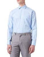 Seidensticker Herren Business Hemd, hellblau