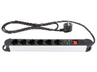 SILVERCREST® Aluminium-Steckdosenleiste, 6-fach