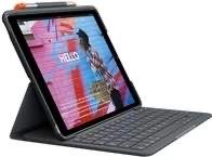 B-Ware: Logitech Slim Folio QWERTY UK Englisch Graphit Bluetooth für Apple iPad 5, 6 und 7 (920-009480)