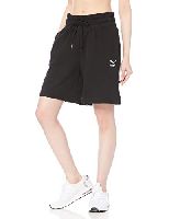PUMA Damen Relaxed Pants Hochgeschnittene Classics Damen-Shorts by Pedroche Black